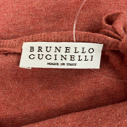 Brunello Cucinelli Short Sleeve Top Red Pink S — view 3