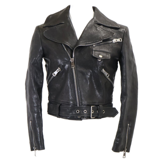 Gucci Insect Biker Jacket Lambskin Double Rider's 36