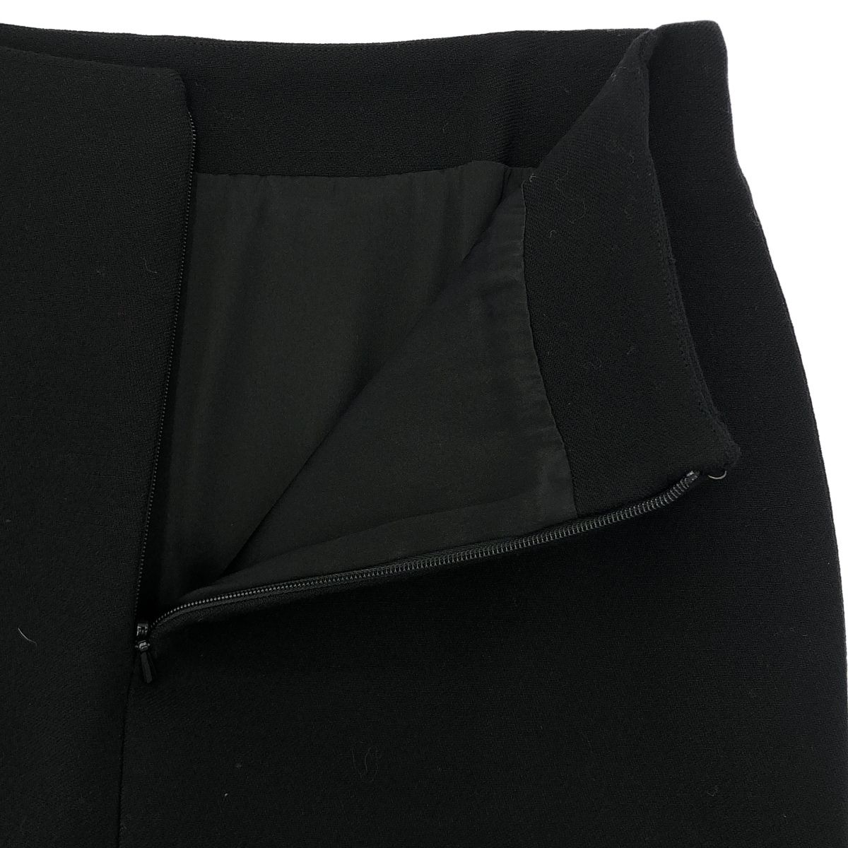Dior Black Wool Mink Skirt Suit Galliano Era 34 — view 7