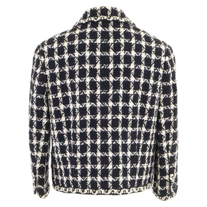 Chanel CC Logo Button Tweed Jacket 38 — view 2