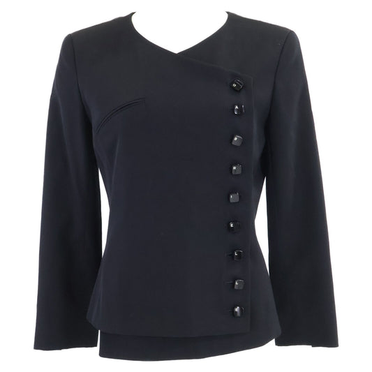 Chanel Gabrielle Button Short Length Collarless Jacket 36