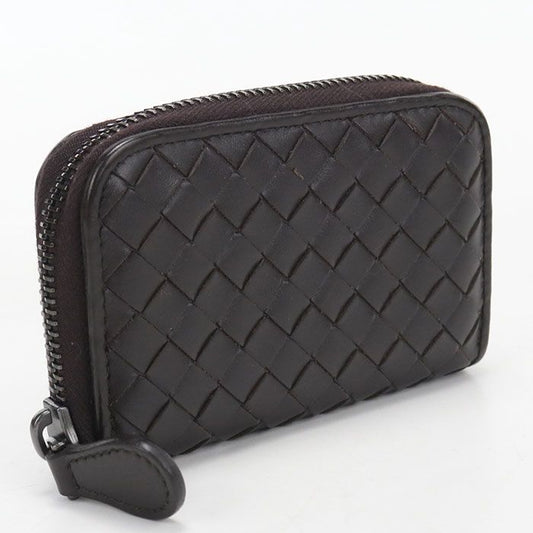 Bottega Veneta Zip Coin Purse Intrecciato Calfskin
