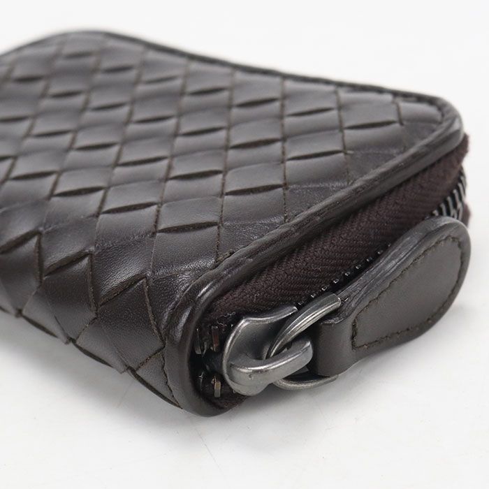 Bottega Veneta Zip Coin Purse Intrecciato Calfskin — view 5
