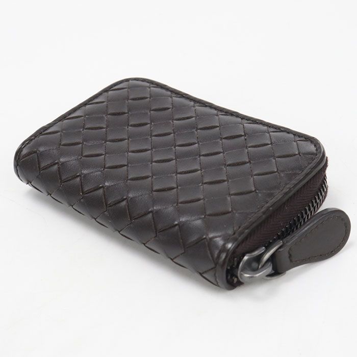 Bottega Veneta Zip Coin Purse Intrecciato Calfskin — view 2