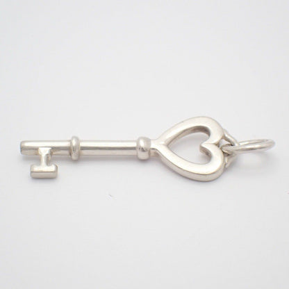 Tiffany & Co Heart Key Pendant 925 Sterling Silver — view 3