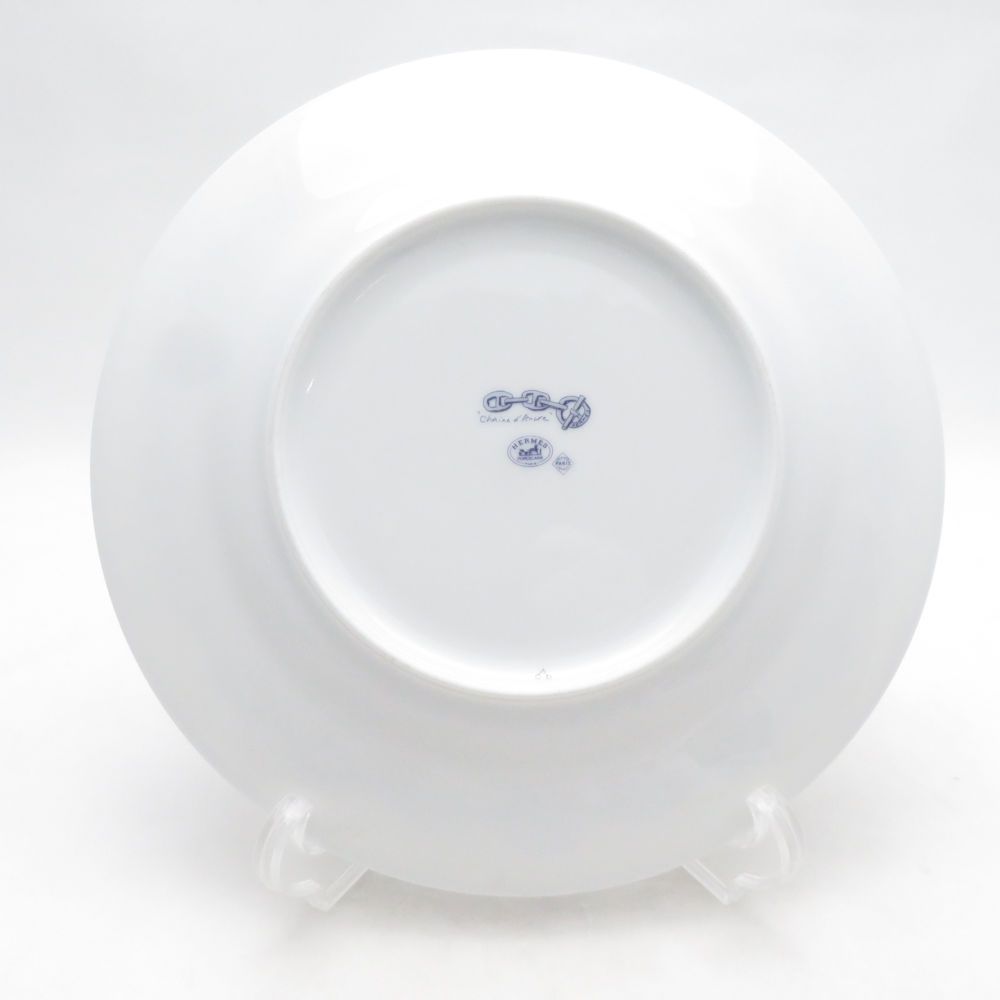 Hermes Chaine D'ancre Medium Plate Pair 22 Bread Cake — view 3