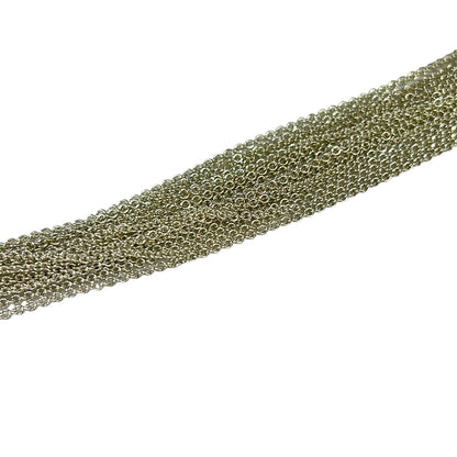 Tiffany & Co Choker Silver 10 Row Heart Necklace — view 6