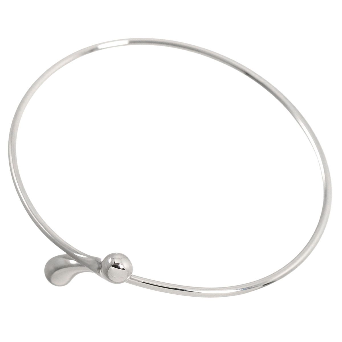 Tiffany & Co Double Teardrop Bangle 17 925 Sterling Silver Bracelet — view 4
