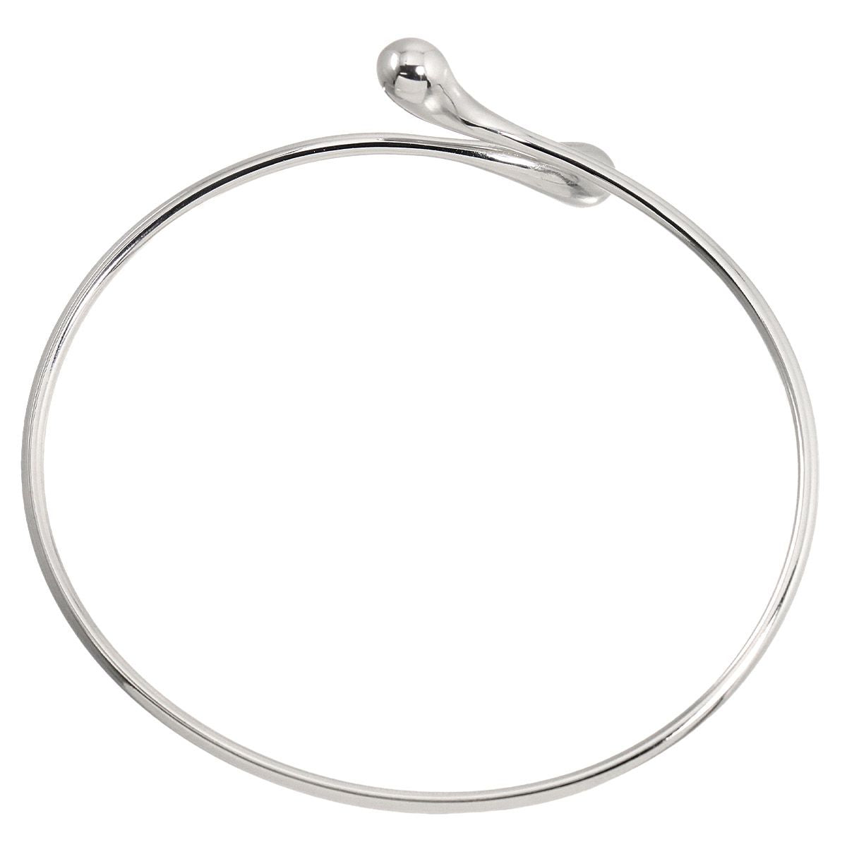 Tiffany & Co Double Teardrop Bangle 17 925 Sterling Silver Bracelet — view 5