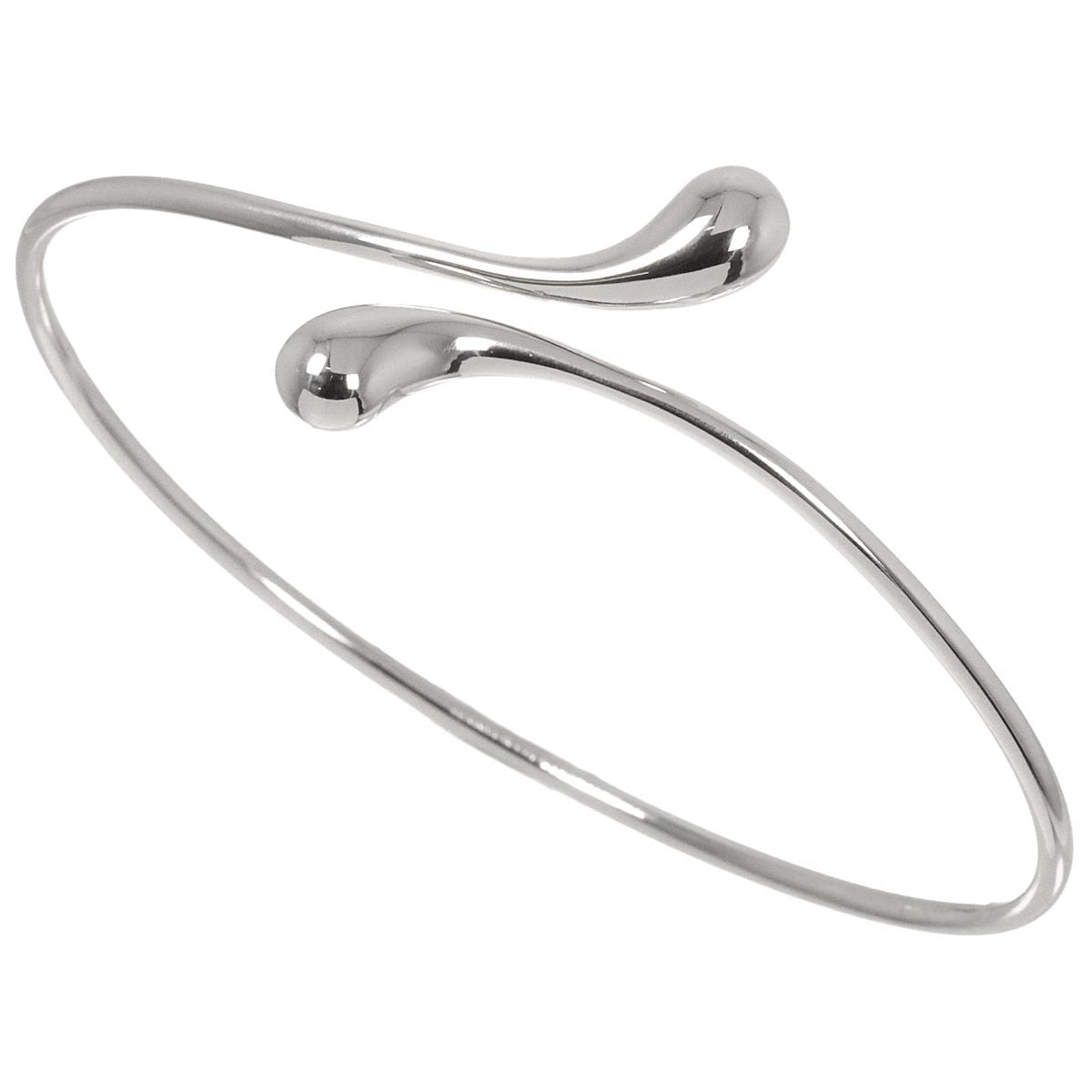 Tiffany & Co Double Teardrop Bangle 17 925 Sterling Silver Bracelet — view 6
