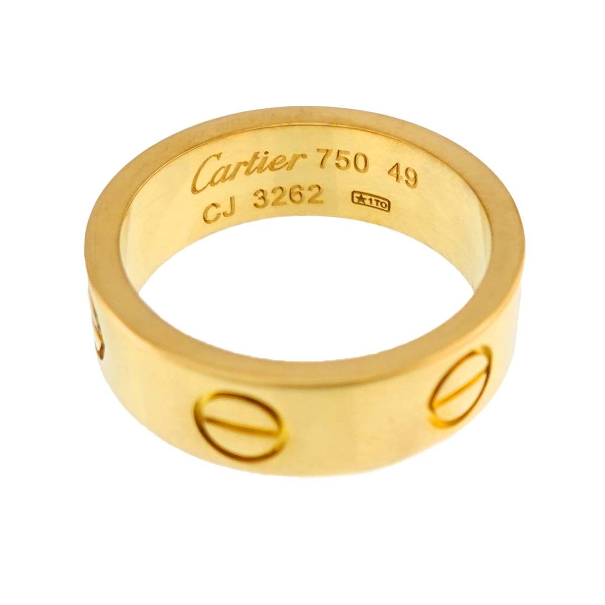 Cartier Love 49 Ring 18k Yellow Gold 750 — view 3