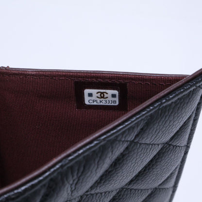 Chanel Caviar Leather Quilted Medium Flap Wallet Trifold — view 8