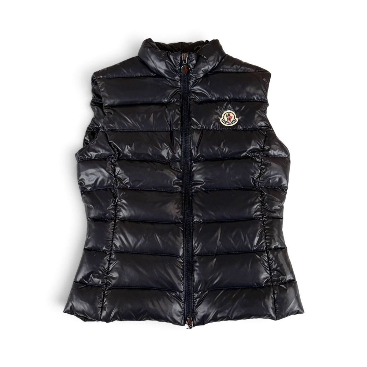 Moncler Ghany Maglia Patch Down Vest Shiny Nylon — view 2