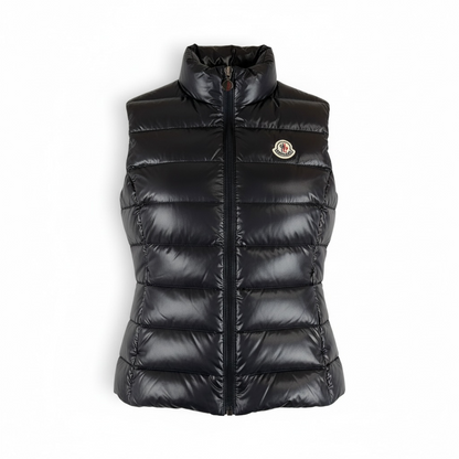 Moncler Ghany Maglia Patch Down Vest Shiny Nylon