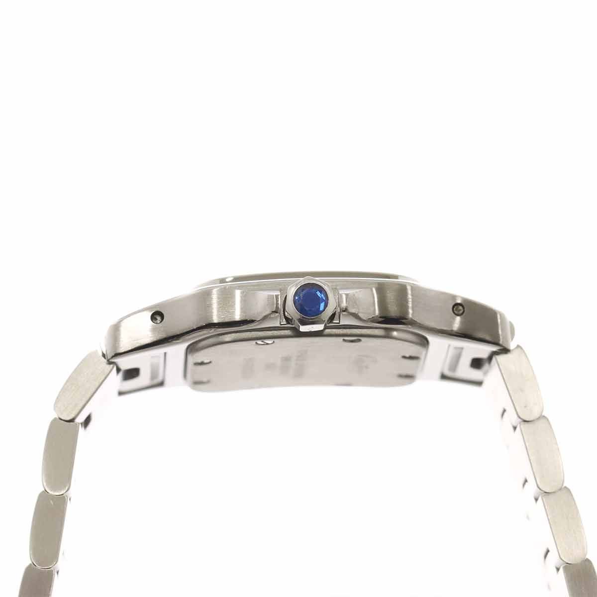 Cartier Santos Galbee SM Watch Ivory Quartz — view 5
