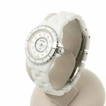 Chanel 29 Watch Diamond White Shell Ceramic Quartz — view 3