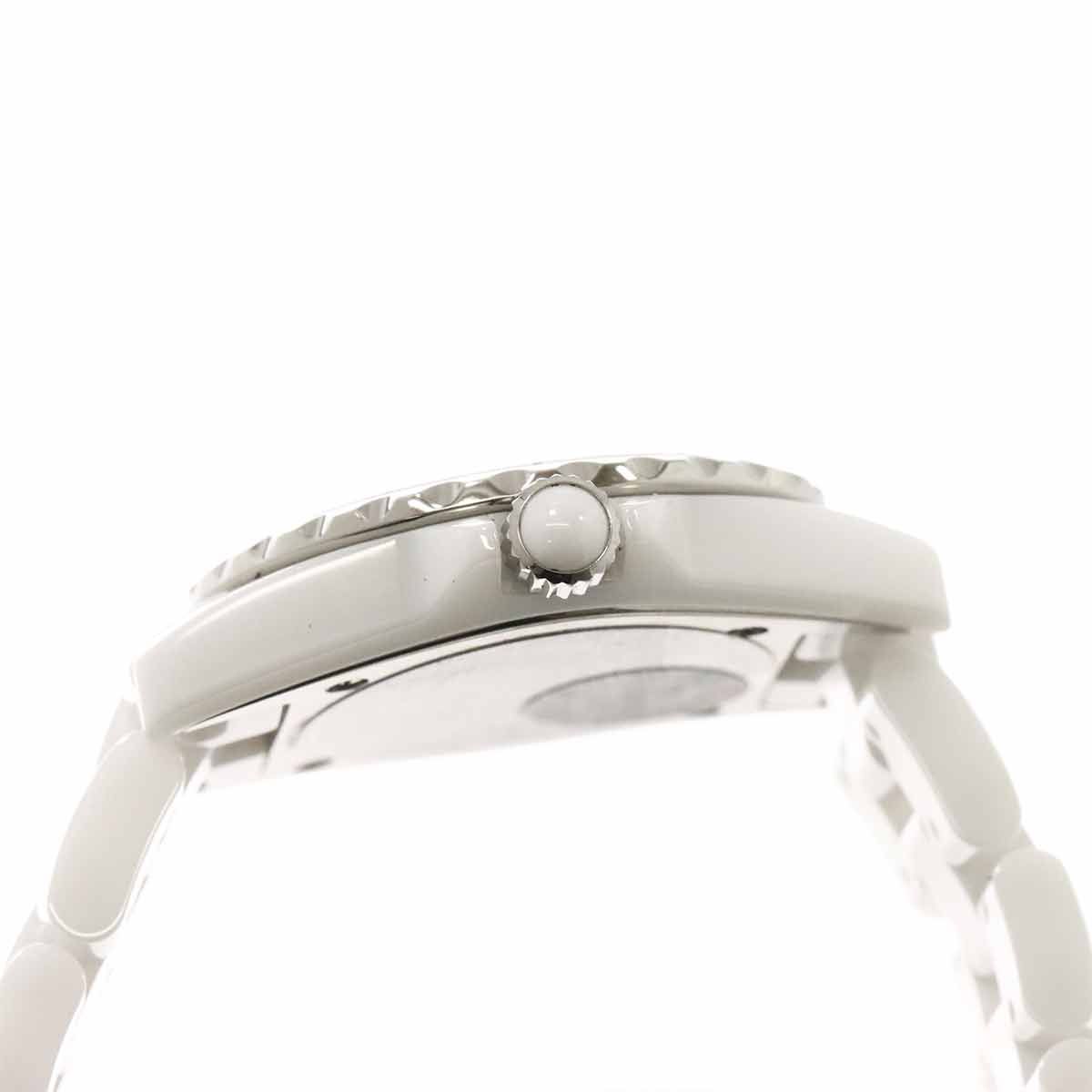 Chanel 29 Watch Diamond White Shell Ceramic Quartz — view 6
