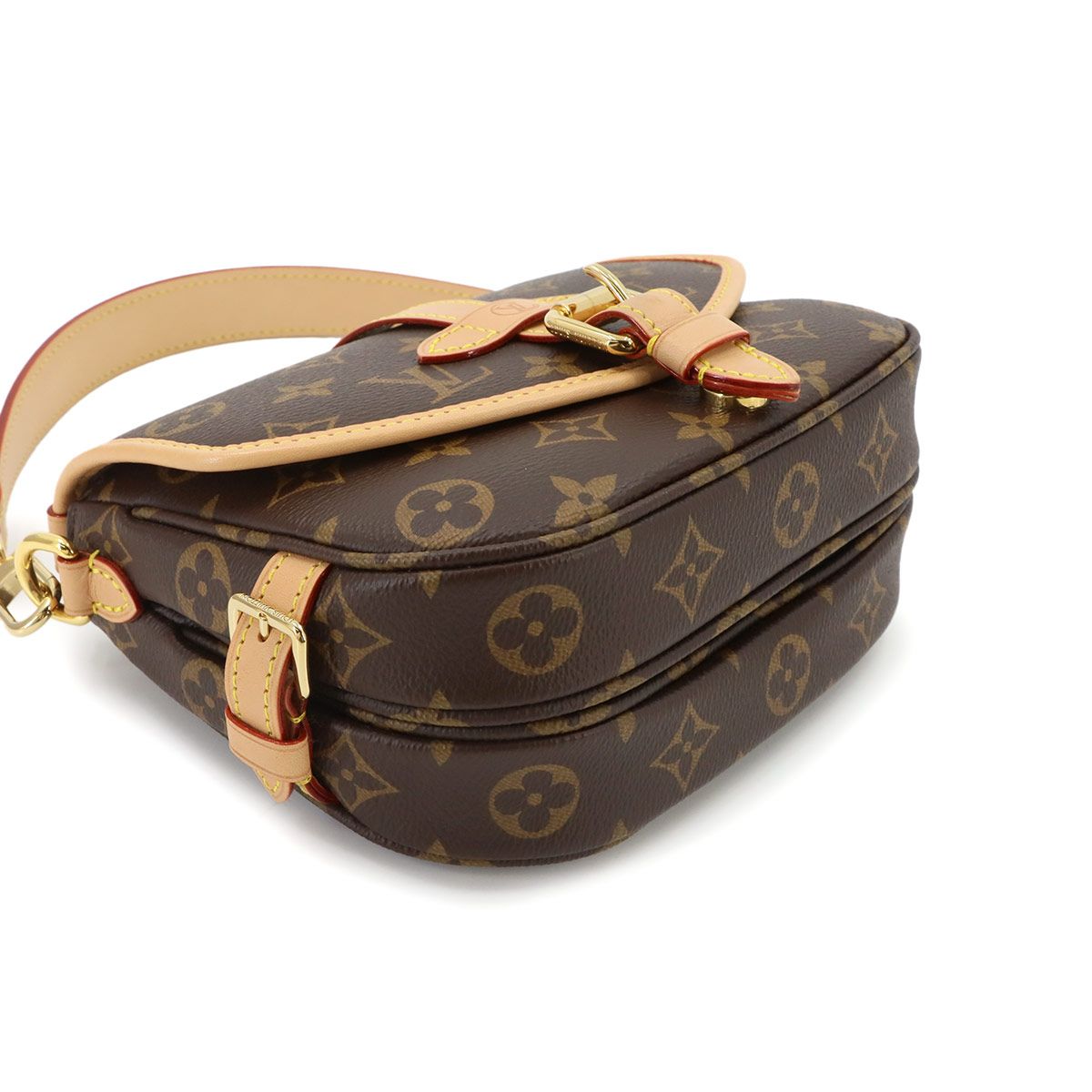Louis Vuitton Monogram Saumur BB 2-Way Bag Brown — view 5