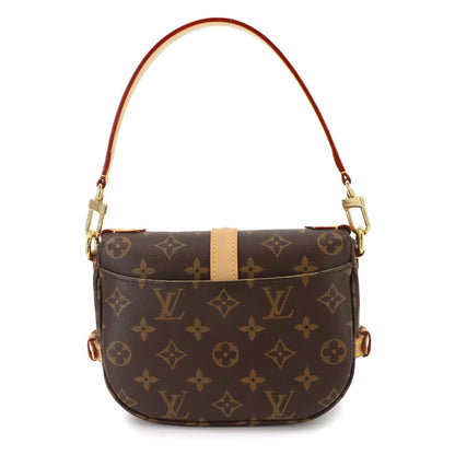 Louis Vuitton Monogram Saumur BB 2-Way Bag Brown — view 3