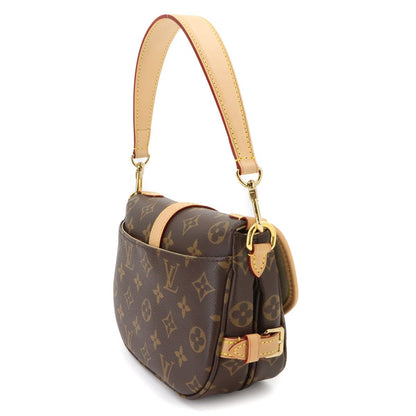 Louis Vuitton Monogram Saumur BB 2-Way Bag Brown — view 4