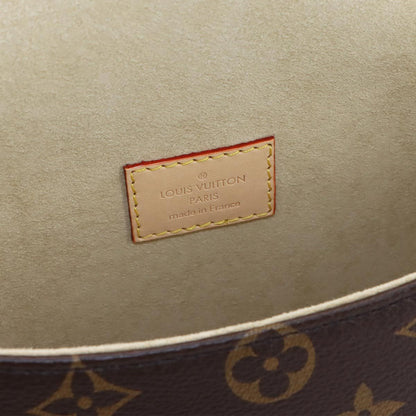 Louis Vuitton Monogram Saumur BB 2-Way Bag Brown — view 8