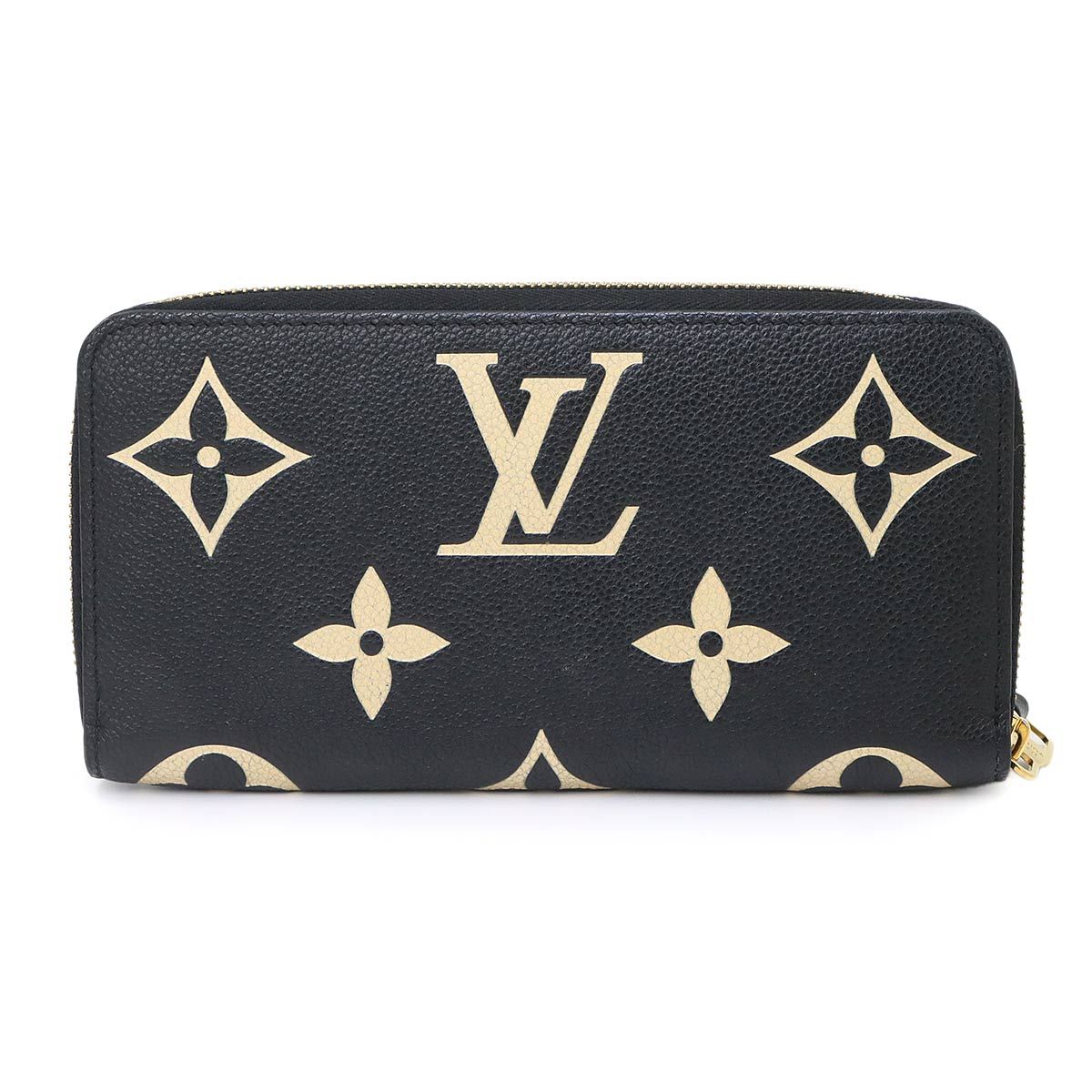 Louis Vuitton Bicolor Monogram Empreinte Zippy Wallet Leather Black — view 2