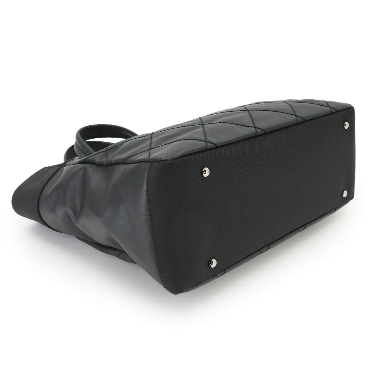 Chanel Paris Biarritz MM Tote Bag Canvas Nylon Black — view 5