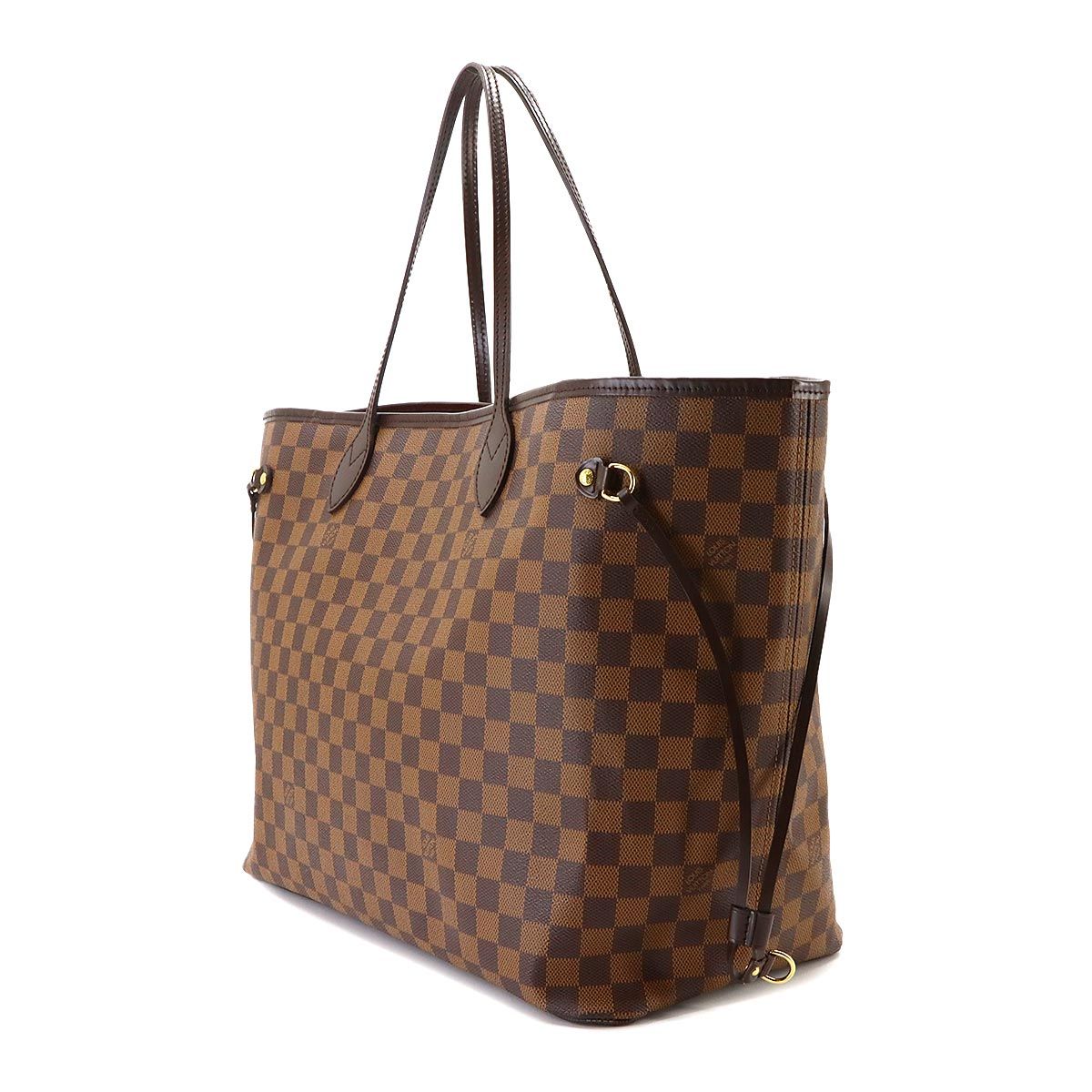 Louis Vuitton Damier Neverfull GM Tote Bag Ebene Cerise Gold — view 3