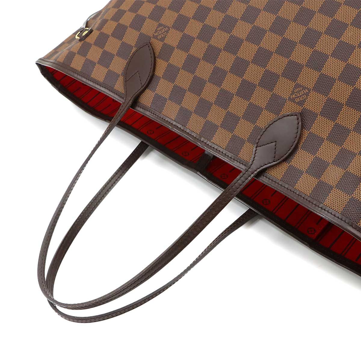 Louis Vuitton Damier Neverfull GM Tote Bag Ebene Cerise Gold — view 5