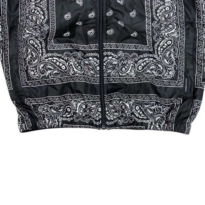 Dolce & Gabbana Zip Up Jacket Paisley Polyester Black Casual — view 7