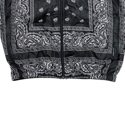 Dolce & Gabbana Zip Up Jacket Paisley Polyester Black Casual — view 7