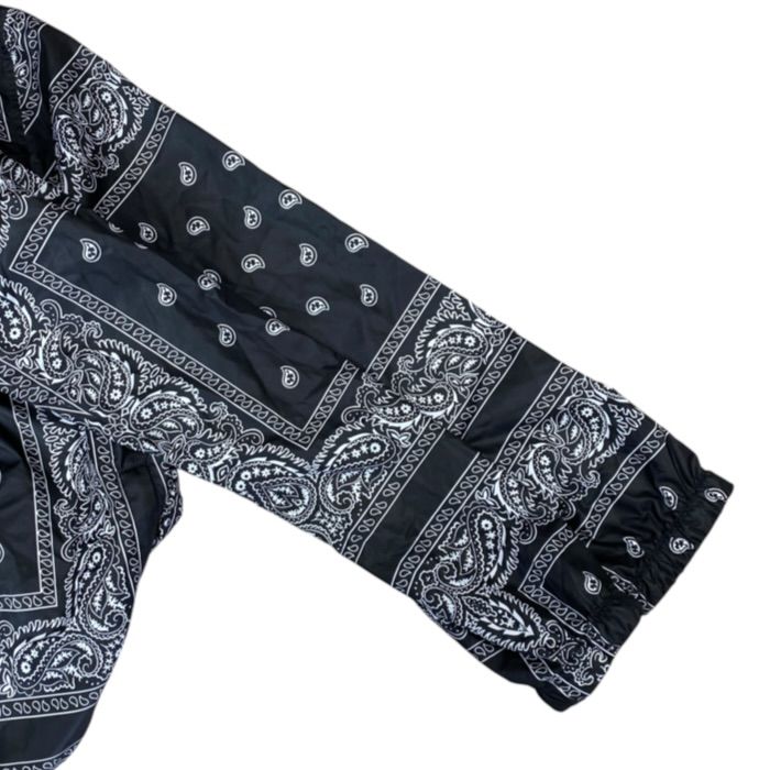 Dolce & Gabbana Zip Up Jacket Paisley Polyester Black Casual — view 6