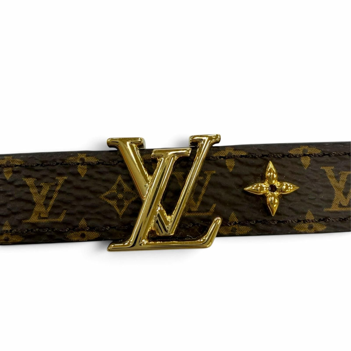 Louis Vuitton Monogram Bracelet LV Iconic Leather Brown 19 — view 7
