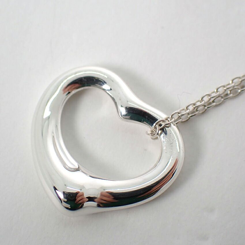 Tiffany & Co 925 Open Heart Pendant — view 6