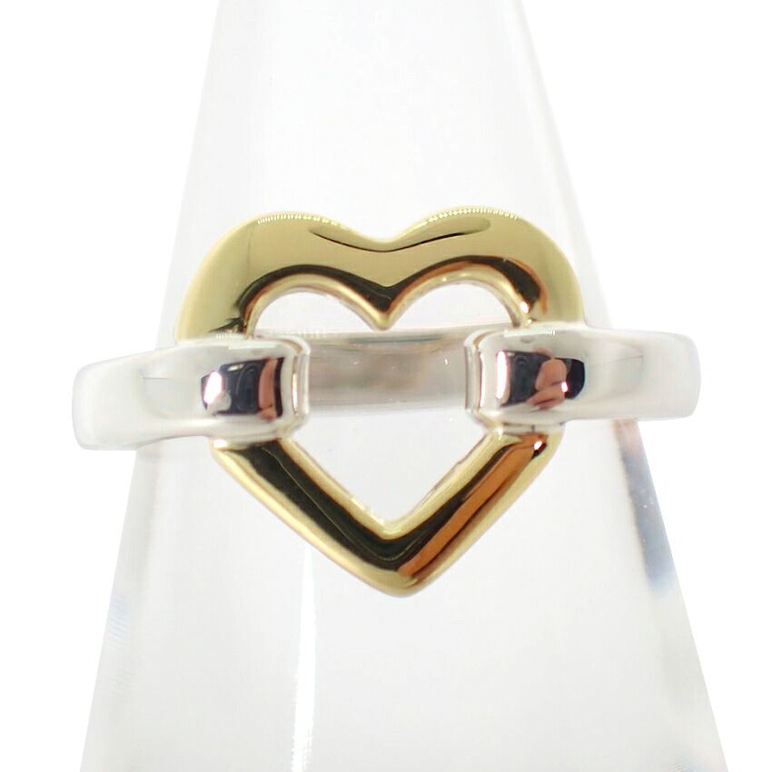 Tiffany & Co 925/750 Open Heart Ring