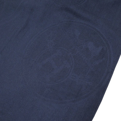 Hermes Shawl H Logo Cashmere Silk Large Fringe Scarf — view 5