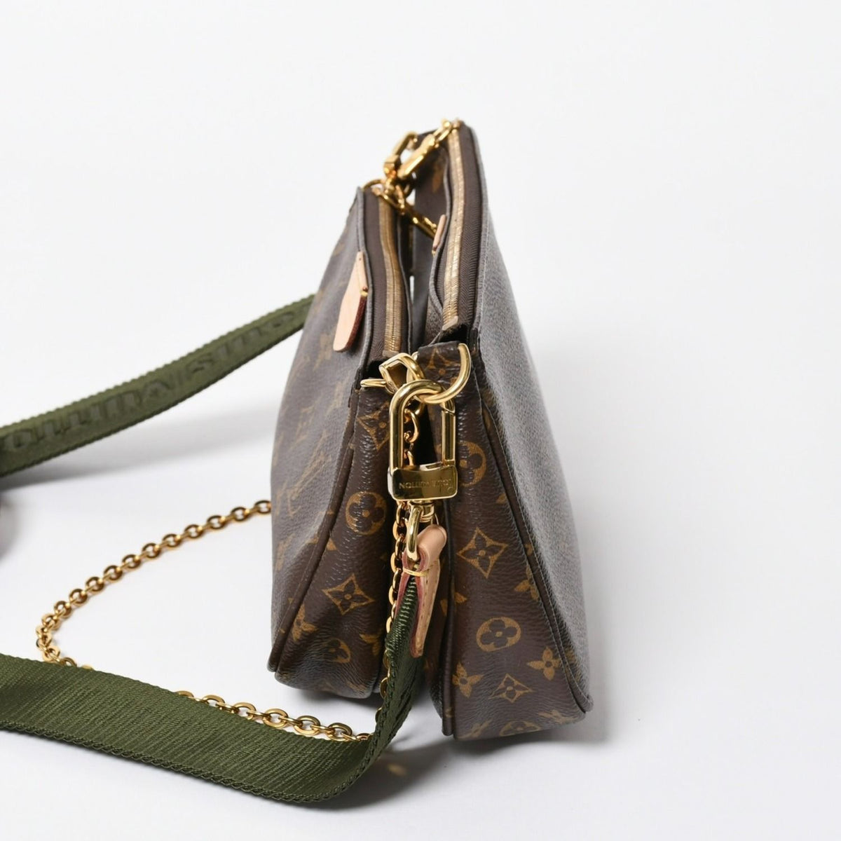 Louis Vuitton Monogram Multi Pochette Accessoires Khaki Shoulder Bag — view 4