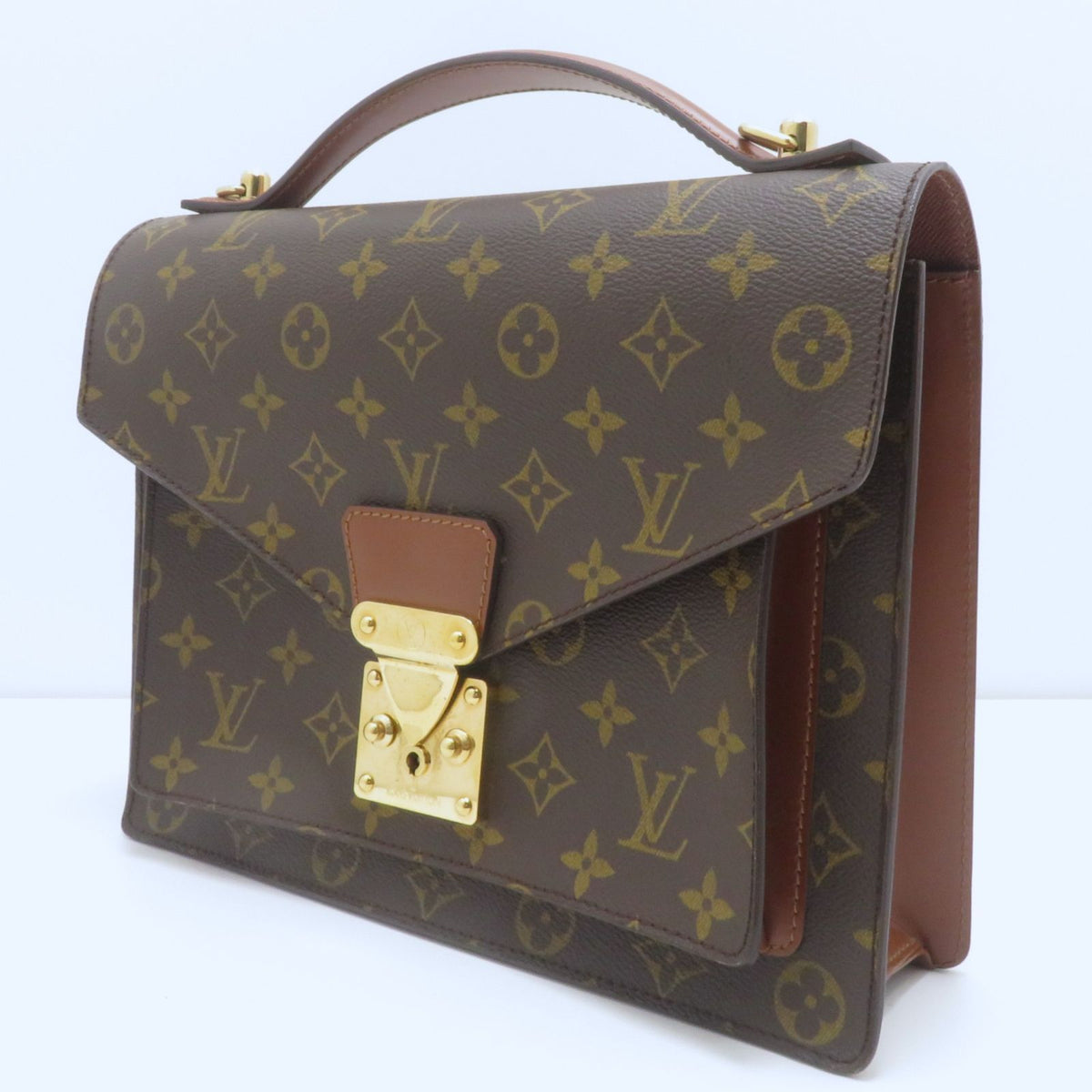 Louis Vuitton Monceau Monogram Handbag — view 3
