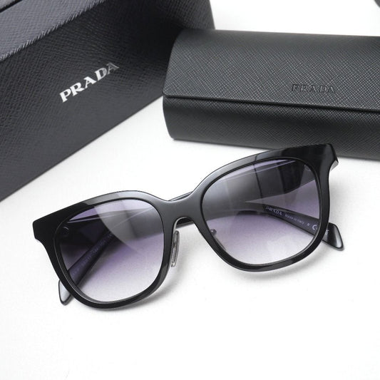 Prada Sunglasses Wellington Side Logo Black Eyewear