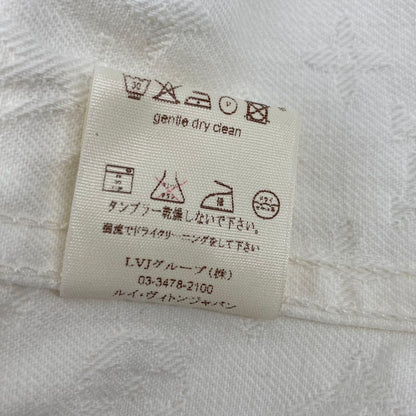 Louis Vuitton Jacket Short Sleeve Denim Monogram White — view 4