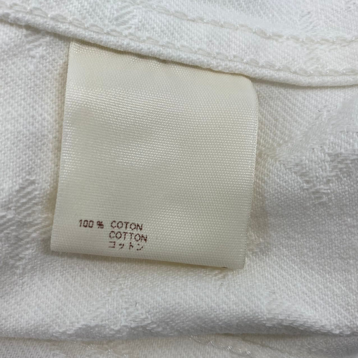 Louis Vuitton Jacket Short Sleeve Denim Monogram White — view 5