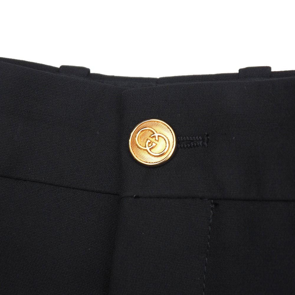 Gucci Pants GG Button Center Crease Flare Trousers — view 2