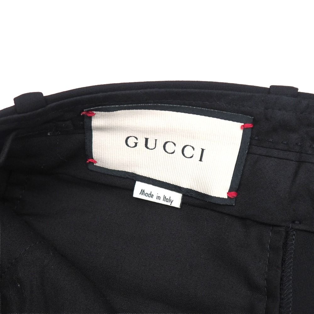 Gucci Pants GG Button Center Crease Flare Trousers — view 4