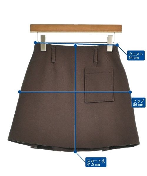 Loewe Mini Skirt Brown — view 6