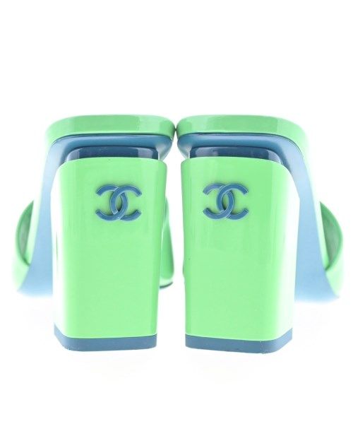Chanel Sandals Green — view 6