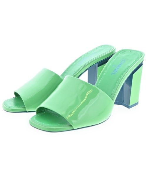 Chanel Sandals Green