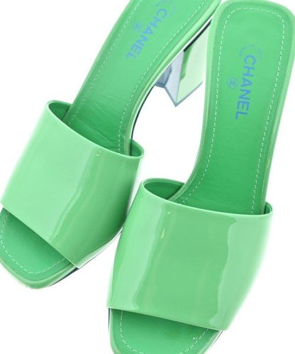 Chanel Sandals Green — view 5