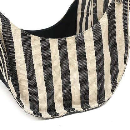 Hermes Tote Bag Cannes PM Canvas Black White — view 6