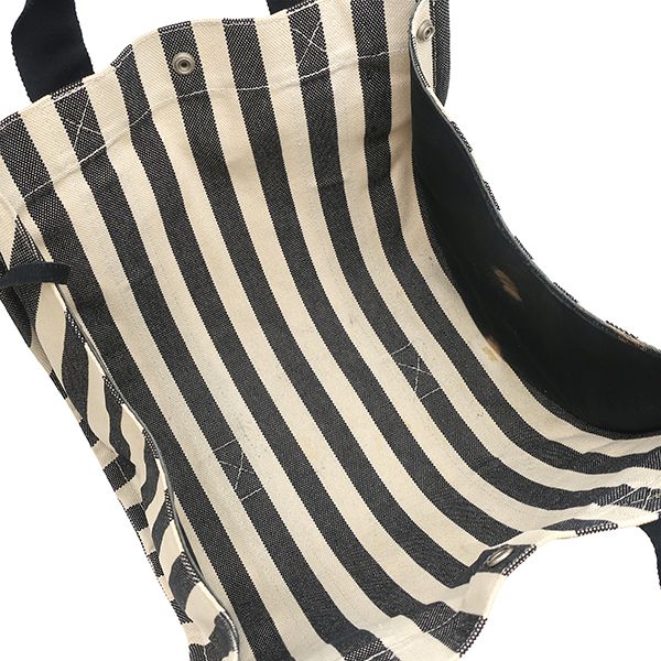 Hermes Tote Bag Cannes PM Canvas Black White — view 7