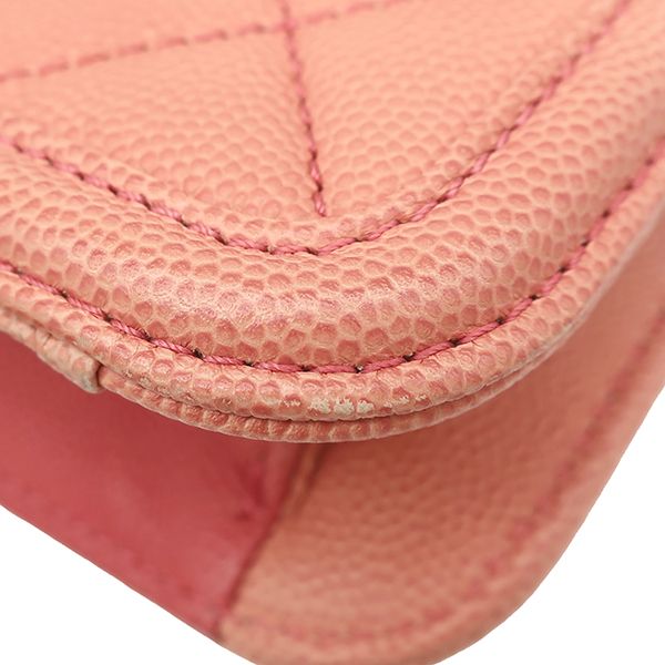 Chanel Waist Bag Sunset on the Sea Caviar Leather Pink Matte Gold Gradient 27 — view 4